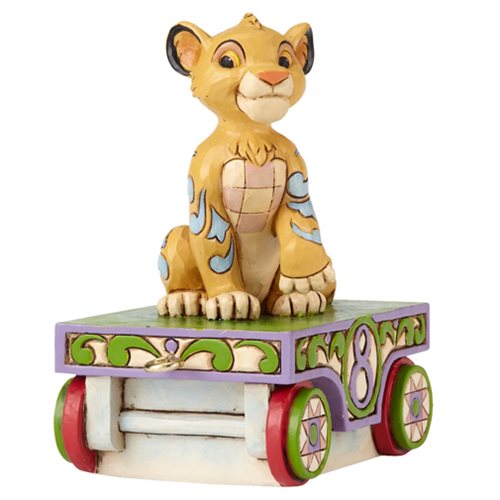 Disney Traditions The Lion King Simba Birthday Train Car 8 Statue